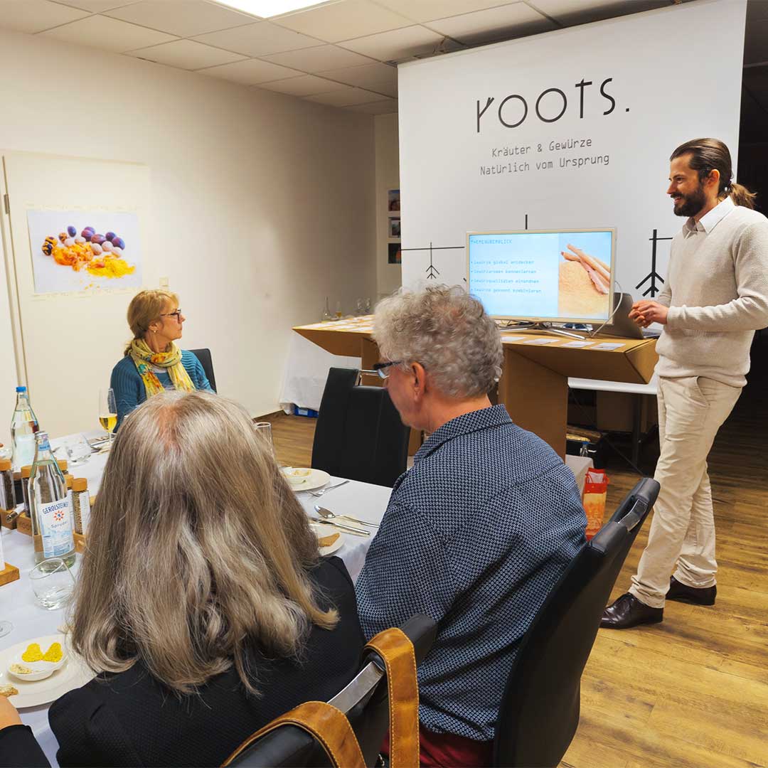 Gewuerzseminare vor Ort bei roots.